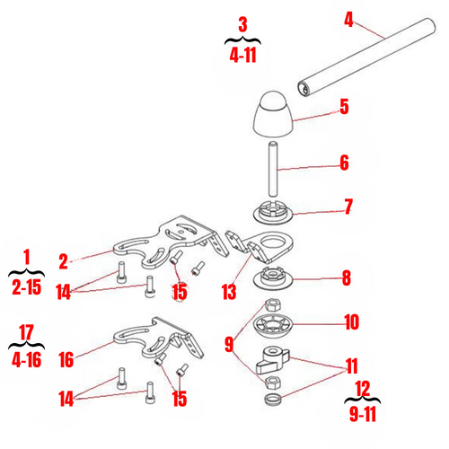 Joystick Holder - Swing Away